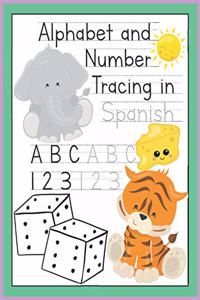 Alphabet and Number Tracing in Spanish
