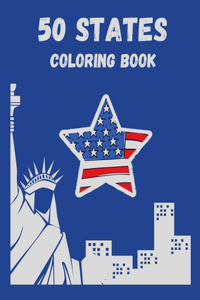 50 States Coloring Book