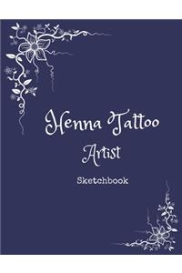 Henna Tattoo Artist Sketchbook