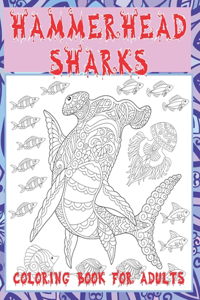 Hammerhead sharks - Coloring Book for adults