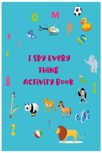 I spy everything activity book