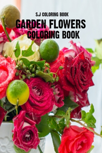 Garden Flowers Coloring Book