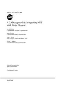 A CAD Approach to Integrating NDE With Finite Element