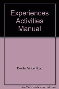 Experiences Activity Manual