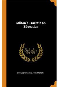 Milton's Tractate on Education