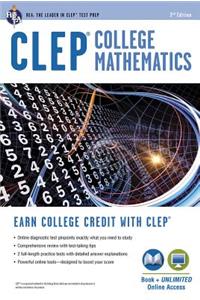 Clep(r) College Mathematics Book + Online