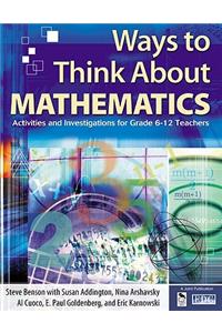 Ways to Think About Mathematics