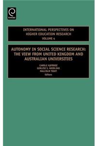 Autonomy in Social Science Research
