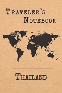 Traveler's Notebook Thailand: 6x9 Travel Journal or Diary with prompts, Checklists and Bucketlists perfect gift for your Trip to Thailand for every Traveler