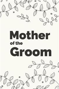 Mother of the Groom Wedding Planner Notebook
