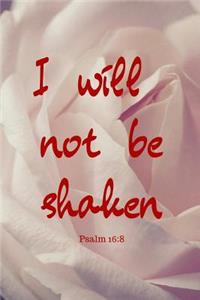 I will not be shaken