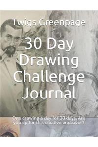 30 Day Drawing Challenge Journal