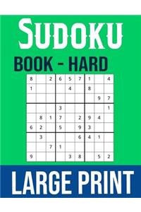Sudoku Book Hard Large Print