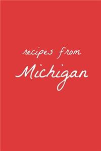 Recipes from Michigan