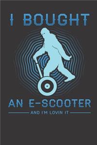 E-Scooter Racer Notebook Journal