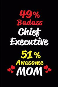49% Badass Chief Executive 51 % Awesome Mom