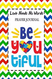 Love Needs No Words Prayer Journal