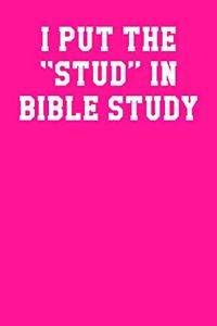 I Put The Stud In Bible Study