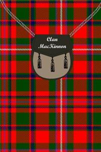 Clan MacKinnon Tartan Journal/Notebook