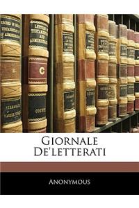 Giornale De'letterati