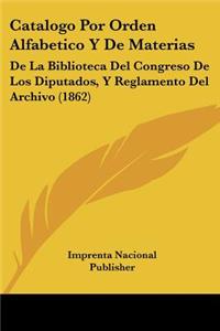 Catalogo Por Orden Alfabetico Y De Materias