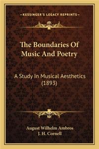 Boundaries Of Music And Poetry