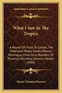 What I Saw in the Tropics