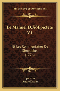 Le Manuel D'Epictete V1