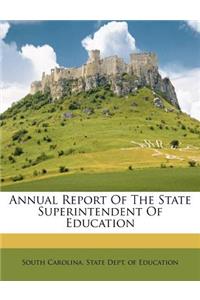 Annual Report of the State Superintendent of Education