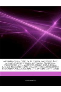 Articles on Archaeological Sites in Australia, Including