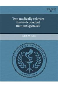 Two Medically Relevant Flavin-Dependent Monooxygenases