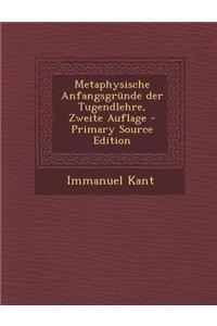 Metaphysische Anfangsgrunde Der Tugendlehre, Zweite Auflage