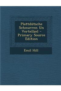 Plattdutsche Schnurren Un Vertellzel