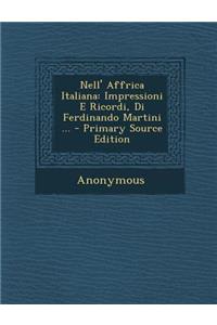Nell' Affrica Italiana