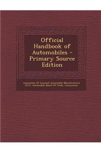 Official Handbook of Automobiles