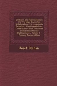 Leitfaden Des Maschinenbaues