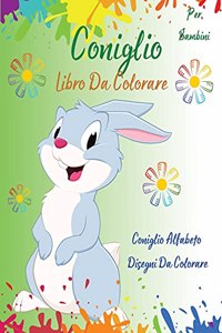 Coniglio Libro Da Colorare Per Bambini
