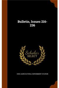 Bulletin, Issues 216-236