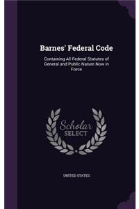 Barnes' Federal Code