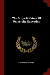 The Scope & Nature of University Education