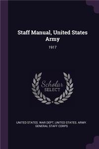 Staff Manual, United States Army