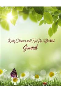 Daily Planner and To Do Checklist Journal