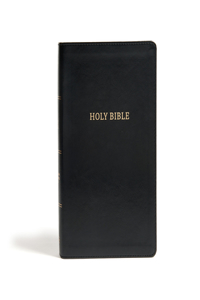 CSB Large Print Personal Size Reference Bible, Black Leathertouch, Classic Edition