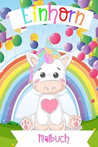 Einhorn-Malbuch für Kinder im Alter von 4-8 Jahren