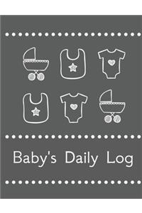 Baby's Daily Log Notebook Tracker for Newborn and Toddler