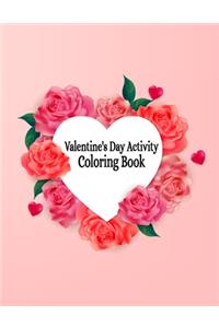 Valentine's Day Activity Coloring Book