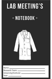 Lab Meeting's - Notebook -