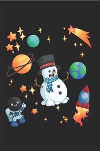 Christmas Snowman Universe Notebook