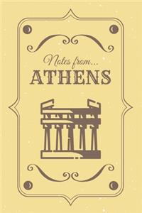 Notes from Athens