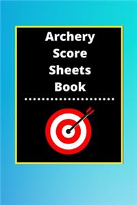 Archery Score Sheets Book